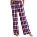 K Elastic Straight Leg Pants With Simple Casual Print And Elastic Band For Women_ecoleips.com