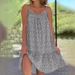 Women's Clothing Women's Floral Sleeveless Camisole Vest Dress Midi A-Line Style Pastoral Summer For Formal & Casual For Women_ecoleips.com