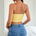 Voya Women's Fashion Versatile Short Tank Top 2026 Spring/Summer New Sleeveless Design Top_ecoleips.com