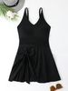 Aria Basics 2026 New European And American Women On , Solid Color One-Piece Skirt Style Plus Size Swimwear For Ladies_ecoleips.com
