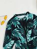 Women's Swimwear 2023 Zipper Long Sleeve Trendy Printed Swimsuit Popular New Product Recommendation One-Piece_ecoleips.com