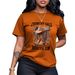 Women's Plus Size Summer T-Shirt Round Neck Drop Shoulder Comfortable Casual Top With Letter Print For Plus Size Women_ecoleips.com