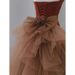 Maillard Color Fishtail Strapless 2026 Spring Engagement Wedding Bride's Toast Female Host Evening Dress_ecoleips.com