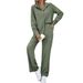 Women's Clothing Printed Shirt Printed Trousers Set_ecoleips.com