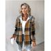 Women's Plaid Coat Casual Style New Style Outerwear_ecoleips.com