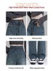 2025 New Hot-Selling Spring And Autumn Straight-Leg Slimming Narrow Wide-Leg Jeans For Women Petite High-Waisted Loose_ecoleips.com