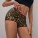 2025s Print Plus Size Women's Summer Fashion Casual Comfortable Slim Fit Small Bowknot Personality Leopard Shorts Yama_ecoleips.com