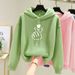 2025 Spring And Autumn New College Style Hooded Sweatshirt For Female Students, Loose Fleece-Lined Jacket,_ecoleips.com