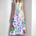 Spring Women's Temperament Elegant Sleeveless Printed Casual Dresses_ecoleips.com
