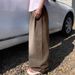 European And American Cross-border 2025 Spring Versatile Wide-leg Long Pants With A Stylish Drape, Casual Denim_ecoleips.com