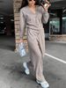 2024 Autumn Winter New European American Cross-border Independent Station Hot Sale Casual Sports Suit Cardigan_ecoleips.com