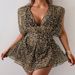 Leopard Print One Piece Swimsuit For Women Slimming Sexy Bikini Beach Dress American Style Swimwear Sleeveless Wire Free_ecoleips.com