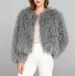 Women’s Short Faux Fur Jacket, Trendy Streetwear Cropped Faux Fur Coat, Y2K Aesthetic Fluffy Outerwear For Fall & Winter_ecoleips.com