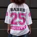 Men Women Printed round Neck Top Trendy Street Style Loose Mesh Sports Uniform for European And American Wholesale Cross Border Foreign Trade_ecoleips.com