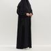 Verve Plus Size Women's New Robe Headscarf Set Spring And Autumn Sleeve Simple Loose Long Dress_ecoleips.com