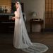 Women's Clothing Vintage Ethereal Lace Wedding Dress With Long Train For Church Outdoor Bridal Veil Included_ecoleips.com