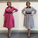 cross-border Plus-size Women's Clothing Supply: European And American Foreign Trade Hot-selling Plaid Print_ecoleips.com