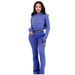 Women's Clothing New Style Fashionable And Elegant Waffle Hooded Two Piece Suit_ecoleips.com