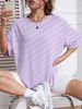 Women's Classic Crewneck T-Shirt Soft Cotton Casual Tee Modern Relaxed Fit_ecoleips.com