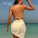 Women's Clothing Pure Color Sexy New Three Piece Mesh Three Piece Swimsuit_ecoleips.com