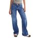 K New Women's Straight Leg Stretch Slim Fit Work Pants With Big Pockets And Casual Design_ecoleips.com