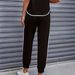 Women's Clothing Color Block Trim Casual Suit American Style Loose Fit Short Sleeve Spring Summer Autumn New_ecoleips.com