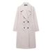 New Women's Clothing European And American Style Fashion Extended Solid Color Soft Loose Coat Coat_ecoleips.com