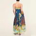 Women's Clothing Summer New Holiday Big Swing Graffiti Cotton And Linen Sleeveless Suspender Dress_ecoleips.com