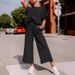 Women's Clothing Autumn New Loose Simple Solid Color Leisure Suit Texture Drawstring Sports Two Piece Suit For Women_ecoleips.com