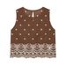 Women's Spring Fashion Casual Loose Top And Skirt Set Hollow Out Embroidered Design Elastic Waist Full-Length Pants_ecoleips.com
