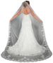 Women's Clothing White Lace Veil New Style 3 Meter Length With Hair Comb For Women Wedding Party Wear_ecoleips.com