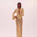 Women's Clothing V Neck Belt Sequined Knitted Long Skirt Spring New Lady Style Sequined Dress_ecoleips.com