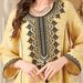 Modest Abaya Dress/Muslim Dress Women Elegant Dubai Abaya Dress With Floral Embroidery & Jacquard Detail, Long Sleeve Maxi Dress, Boho Ethnic Tunic_ecoleips.com
