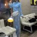 Fashionable Lace Trimmed Multi Layered Black And White Sequin Midi Skirt Novel Irregularly Tied Niche Design Trendy Women's Bottoms_ecoleips.com