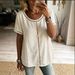 Women's Clothing Women's Patchwork Hollowed Out Lace Top T-Shirt Spring/Summer Comfortable Casual Wrinkle Free_ecoleips.com
