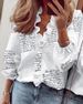Spring/Summer New Long Sleeve Ruffled Shirt Women's Shirt_ecoleips.com