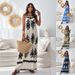 Women's Clothing Positioning Flower Print Suspender Dress_ecoleips.com