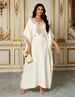 Featured Clothing: European And American Style Embroidered Long Dresses, Loose Plus Size Dresses, Moroccan Style Vacation Wear, Elegant Women's Clothing_ecoleips.com