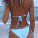 Women's Sexy Halter Bikini Set Two Piece Swimsuit European American Style Wire-Free Polyester Nylon Water Sports Swimwear_ecoleips.com