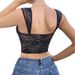 Sexy Lace See Through Mesh Backless Bra Top For Women Strapless Push Up Bra Hot Girl Top Waist Cinching_ecoleips.com