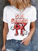 Funny 67 Brainrot Women T Shirts For Laddy Six Seven Brain Rot T-Shirt Party Tshirt For Girls T Shirt For Woman Tops Tees_ecoleips.com