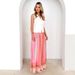 2025 New Beach Vacation Long Printed Tie-Up Large Hem Ethnic Style Women's Skirt_ecoleips.com
