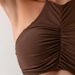 New 2024 Women's Two-Piece Bikini Strapless Halter Neck High Waist Swimsuit Sexy Pleated Design 1607W_ecoleips.com