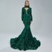 Women's Clothing Bride High Waist Black Fishtail Dress New Light Luxury Temperament Wedding Wedding Dress Long Sleeve Evening Dress Female_ecoleips.com