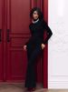 Women's Clothing Bodycon Knit Dress – High Neck Slim Fit Long Sleeve Dress For Women (Black, S-L)_ecoleips.com
