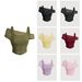 2026 Spri New Arrival: Elegant And Alluri Tight-Fitti Mesh Body-Contouri Ruched Short Pullover Camisole For_ecoleips.com