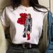 New Women's Clothing Round-neck European And American Print Urban Girl T-shirt_ecoleips.com