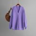 Aria Basics Aria Basics European American Cross-border V-neck Knitted Cardigan Women, 2024 Autumn And Winter, Solid Color, Loose, Mid-length_ecoleips.com