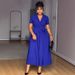 Women's Clothing Elegant Commuter Dress Style Lapel Fitted Waist Tie Loose Fit For Formal & Casual For Women_ecoleips.com