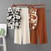 Leopard Print Knit Set Sleeveless Cross Border Cardigan Spring Summer Loose Fitting Elegant Top Casual Sporty Wide Leg Pants Two Piece_ecoleips.com